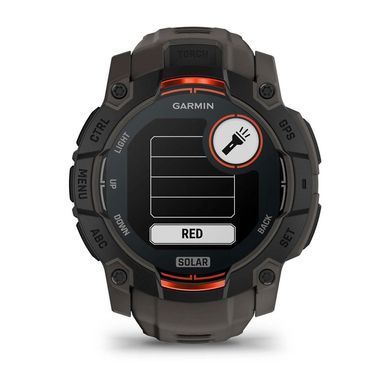 Смарт-годинник Garmin Instinct 3 50mm Solar Black with Charcoal Silicone Band (010-02935-40) [604567]