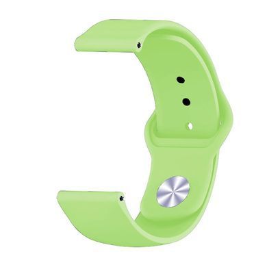 Силіконовий ремінець BeCover для Xiaomi iMi KW66/Mi Watch Color/Haylou LS01/Watch S1 Active Lime (706363) [618359]