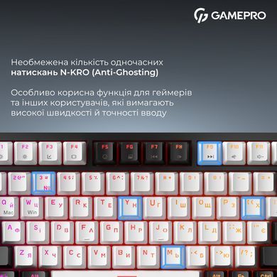 Клавіатура GamePro Asgard Valhalla Max USB Black (MK160B Max) [615511]