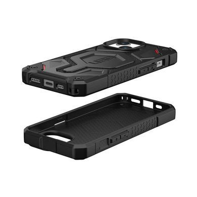 Чохол-накладка Urban Armor Gear Monarch Pro Magsafe для Apple iPhone 15 Kevlar Black (114219113940) [602151]