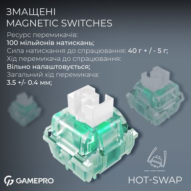Клавіатура GamePro Asgard Valhalla Max USB Black (MK160B Max) [615511]