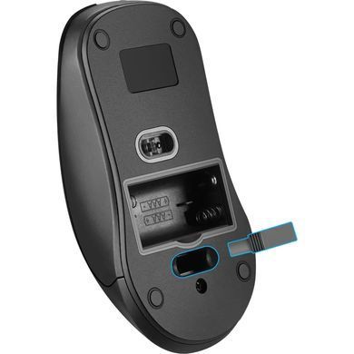 Мишка Defender Nexus MS-195 бездротова, 4 кн. до 1600 dpi, безшумна, чорна (52195) [403145]