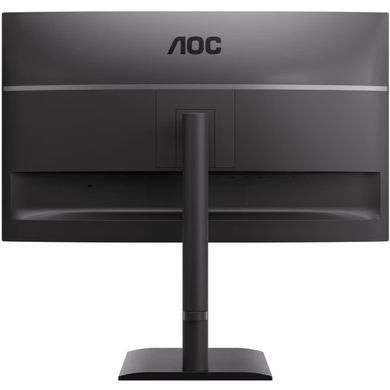 Монітор TFT 27" AOC, 4K UHD, IPS, 2xHDMI, DP, USB-C, RJ-45, USB hub, HAS, Pivot, кол., чорний (U27E4CV) [405351]