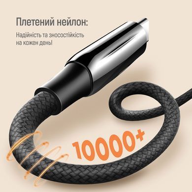 Кабель ColorWay USB Type-C + USB Type-C (M/M), 5.0 А, 1 м, Black (CW-CBPDCC069-BK) [604385]