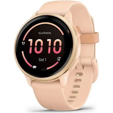 Смарт-годинник Garmin Vivoactive 6 Metallic Pink Dawn with Pink Dawn Silicone Band (010-02985-43) [616756]