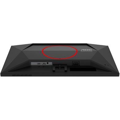 Монітор TFT 23.8" AOC, Fast IPS, 200Гц, 2хHDMI, DP, колонки, чорно-червоний (24G4HRE) [403271]