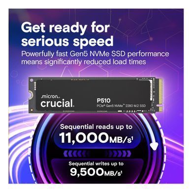 Твердотільний запам&rsquo;ятовувальний пристрій накопичувач (SSD) G5 M.2 NVME 1TB P510 CRUCIAL (CT1000P510SSD8) [503789]