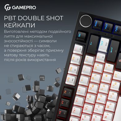 Клавіатура GamePro Asgard Valhalla Max USB Black (MK160B Max) [615511]