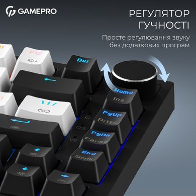 Клавіатура GamePro Asgard Valhalla Max USB Black (MK160B Max) [615511]