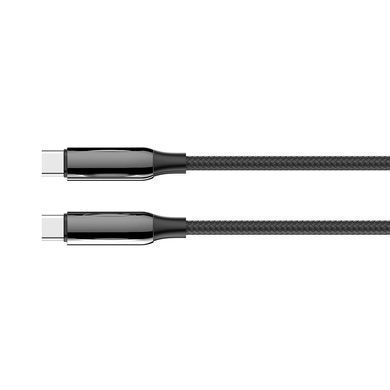 Кабель ColorWay USB Type-C + USB Type-C (M/M), 5.0 А, 1 м, Black (CW-CBPDCC069-BK) [604385]