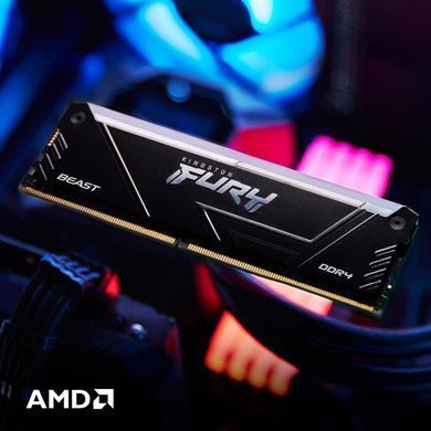 Модуль пам`яті DDR4 2x16GB/3200 Kingston Fury Beast RGB (KF432C16BB12AK2/32WP) [614174]