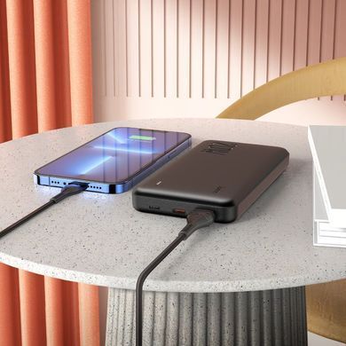 Зовнішній акумулятор HOCO J87 Tacker PD20W+QC3.0 power bank(10000mAh) Black (6931474761019) [806617]