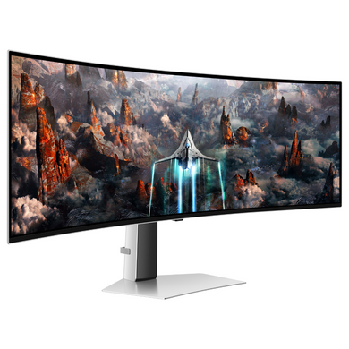 Монітор Samsung 48.7"Odyssey OLED G9 G93SC HDMI, DP, USB, MM, OLED, 5120x1440, 32:9, 240Hz, 0.3ms, CURVED (LS49CG930SIXCI) [100867]