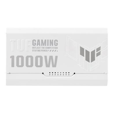 Блок живлення Asus TUF-GAMING-1000G-WHITE PCIE5 1000W Gold (90YE00S5-B0NA00) [611874]