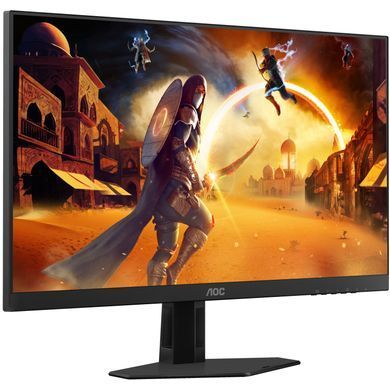 Монітор TFT 23.8" AOC, Fast IPS, 200Гц, 2хHDMI, DP, колонки, чорно-червоний (24G4HRE) [403271]