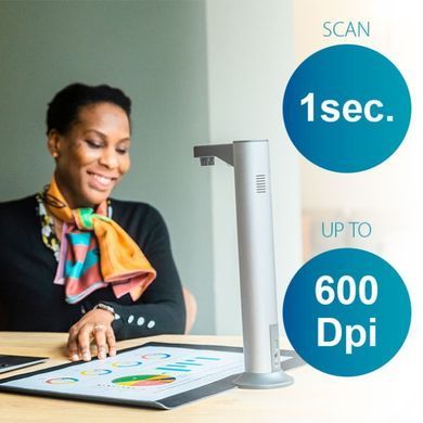 Сканер A3 Canon IRIScan Desk 7 Pro (85MP, 600dpi, 4912x3680, 4K Camera, USB, книжковий, чорний) (464415/4430V330) [405531]
