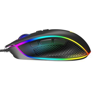 Мишка Modecom Veles Volcano, ігрова, 12800dpi., 8кн.,RGB, чорна (M-MC-VELES-100) [401240]