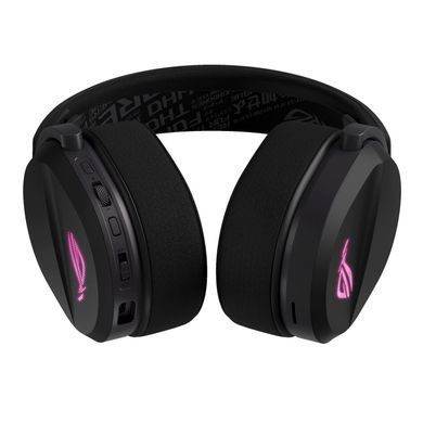 Гарнітура ігрова ASUS ROG Pelta, USB-A/BT/WL, RGB, 1.8м, чорний (90YH0410-BHUA00) [107467]