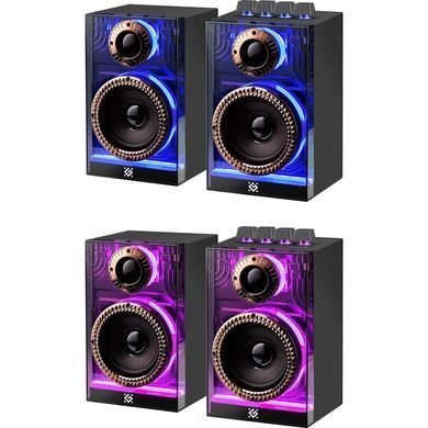 Акустична система 2.0 Defender Futuro, 20Вт Bluetooth/USB/TF/AUX, LED, чорна (65087) [405123]