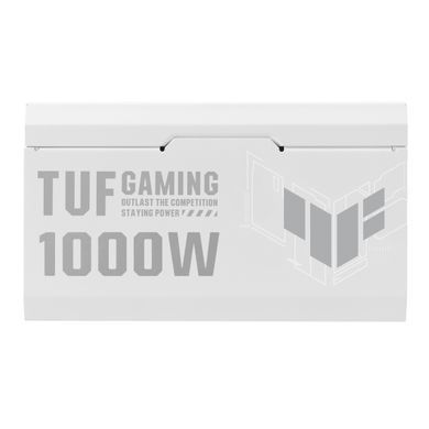 Блок живлення Asus TUF-GAMING-1000G-WHITE PCIE5 1000W Gold (90YE00S5-B0NA00) [611874]