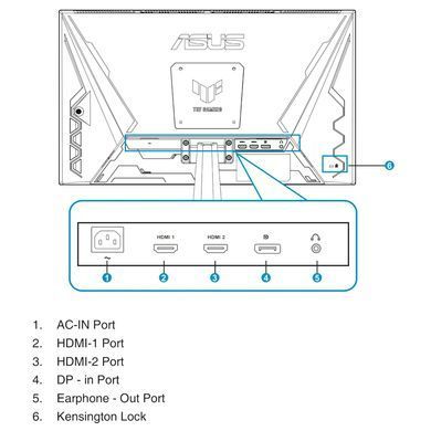 Монітор ASUS VG259QM5A (90LM0B90-B01O71) [305969]