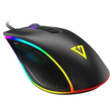 Мишка Modecom Veles Volcano, ігрова, 12800dpi., 8кн.,RGB, чорна (M-MC-VELES-100) [401240]