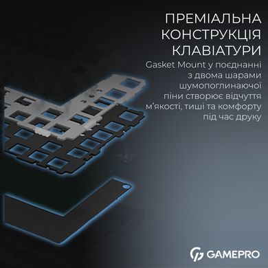 Клавіатура GamePro Asgard Valhalla Max USB Black (MK160B Max) [615511]