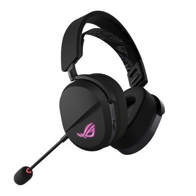 Гарнітура ігрова ASUS ROG Pelta, USB-A/BT/WL, RGB, 1.8м, чорний (90YH0410-BHUA00) [107467]