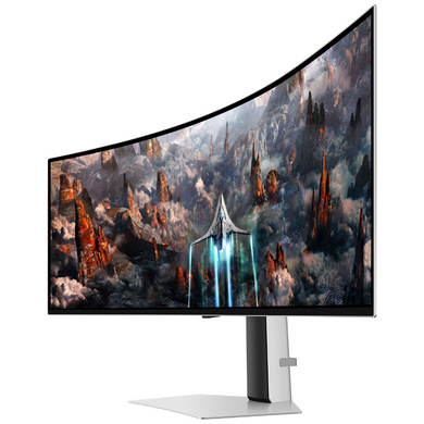 Монітор Samsung 48.7"Odyssey OLED G9 G93SC HDMI, DP, USB, MM, OLED, 5120x1440, 32:9, 240Hz, 0.3ms, CURVED (LS49CG930SIXCI) [100867]