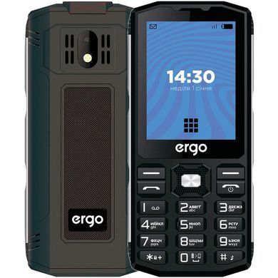 Мобiльний телефон Ergo E282 Dual Sim Black (E282 Black) [600340]