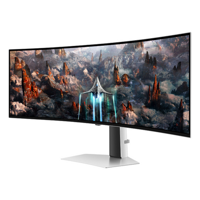 Монітор Samsung 48.7"Odyssey OLED G9 G93SC HDMI, DP, USB, MM, OLED, 5120x1440, 32:9, 240Hz, 0.3ms, CURVED (LS49CG930SIXCI) [100867]