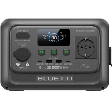 Зарядна станція Bluetti Elite 30 V2, 600W, 288Wh_OEM (Elite 30 V2_OEM) [616274]