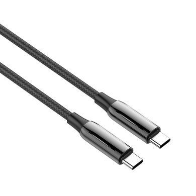 Кабель ColorWay USB Type-C + USB Type-C (M/M), 5.0 А, 1 м, Black (CW-CBPDCC069-BK) [604385]