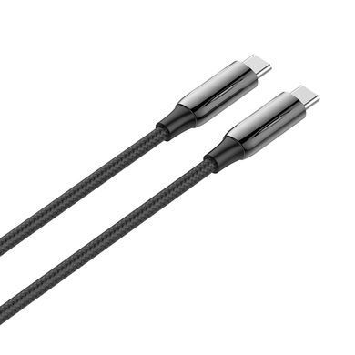 Кабель ColorWay USB Type-C + USB Type-C (M/M), 5.0 А, 1 м, Black (CW-CBPDCC069-BK) [604385]