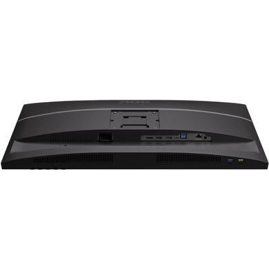 Монітор TFT 27" AOC, 4K UHD, IPS, 2xHDMI, DP, USB-C, RJ-45, USB hub, HAS, Pivot, кол., чорний (U27E4CV) [405351]