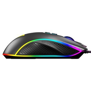 Мишка Modecom Veles Volcano, ігрова, 12800dpi., 8кн.,RGB, чорна (M-MC-VELES-100) [401240]