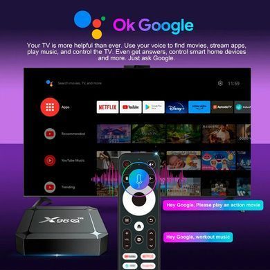 HD медіаплеєр X96Q Android (RK3518/2GB/32GB) (X96Q RK3518 2/32) [617985]