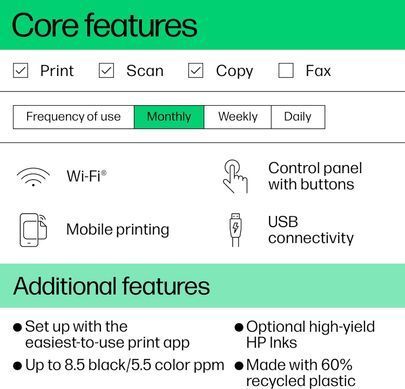 Багатофункціональний пристрій A4 HP DeskJet Ink Advantage 4276 з Wi-Fi (60K49C) [106754]