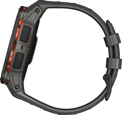 Смарт-годинник Garmin Instinct 3 50mm Solar Black with Charcoal Silicone Band (010-02935-40) [604567]