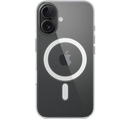 Чохол-накладка Apple Clear Case with MagSafe для Apple iPhone 16 Transparent (MA6A4) [614590]
