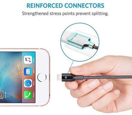 Кабель Anker Powerline Select+ Lightning - 1.8 м Black (A8013H11/A8013H12) [203170]