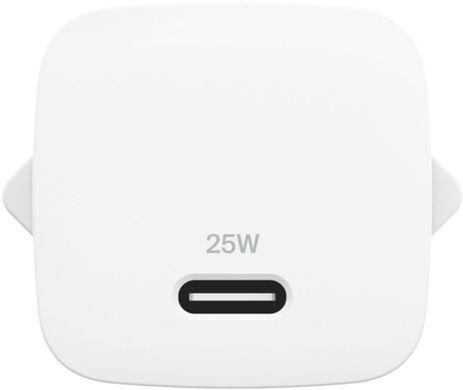 Зарядний пристрій мережевий Belkin 25Вт USB-С PD PPS, білий (WCA012KQWH) [111697]