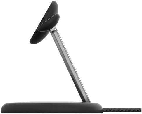 Зарядний пристрій бездротовий Belkin 3в1 Magnetic Adjustable Pad Qi2 15Вт, чорний (WIZ023VFBK) [108411]