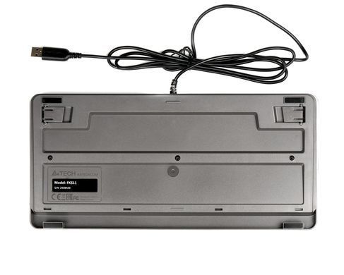 Клавіатура A4Tech Fstyler FKS11 Grey (FKS11 USB (Grey)) [605912]