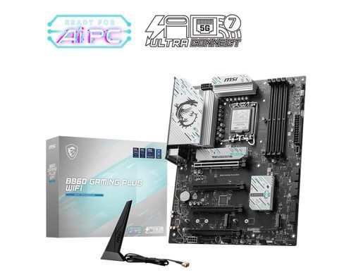 Материнcька плата MSI B860 GAMING PLUS WIFI s1851 B860 4xDDR5 M.2 HDMI DP WiFi BT ATX (911-7E41-003) [109187]