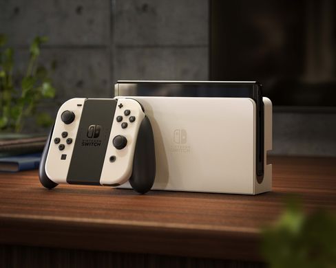 Ігрова консоль Nintendo Switch OLED (біла) (45496883386) [102493]