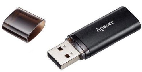 Flash Drive Apacer AH25B 64GB USB 3.2 Black (AP64GAH25BB-1) [202181]