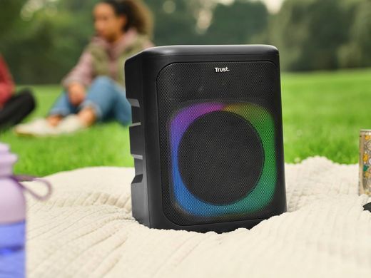Портативна акустична система Trust Azura 50Вт, 1.0, ВТ 5.2, TWS, MP3, IPX4, RGB, Чорний (25280_TRUST) [113296]