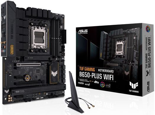 Материнcька плата ASUS TUF GAMING B650-PLUS WIFI sAM5 B650 4xDDR5 M.2 USB HDMI DP Wi-Fi BT ATX (90MB1BZ0-M0EAY0) [109094]