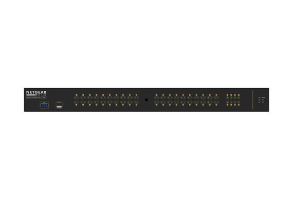 Комутатор NETGEAR M4250-40G8XF-PoE+ (GSM4248PX), 40x1GE PoE+(960Вт), 8xSFP+, AV Line керований L2 (GSM4248PX-100EUS) [15187]